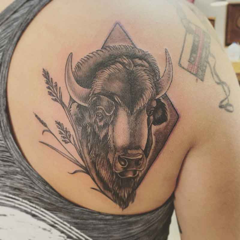 Buffalo Bison Tattoos 1