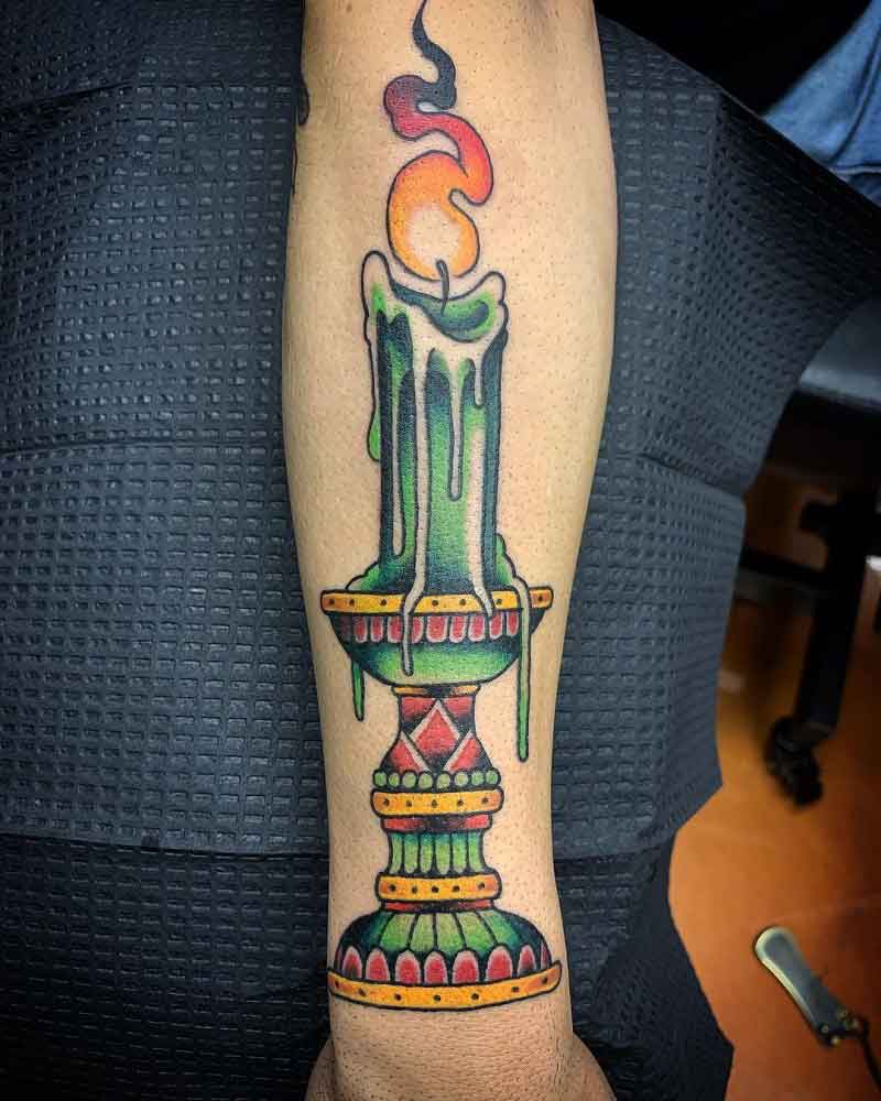 Candle Holder Tattoo 1