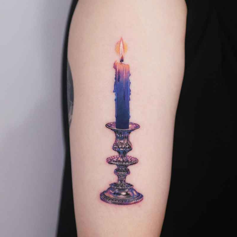 Top 9 Dazzling Candle Tattoos For Men And Women