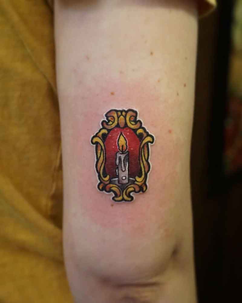 Candle Light Tattoo 3