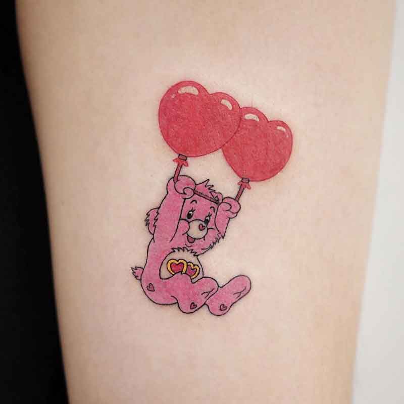Care Bear Heart Tattoo 1