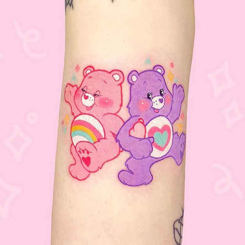 Care Bear Heart Tattoo 3
