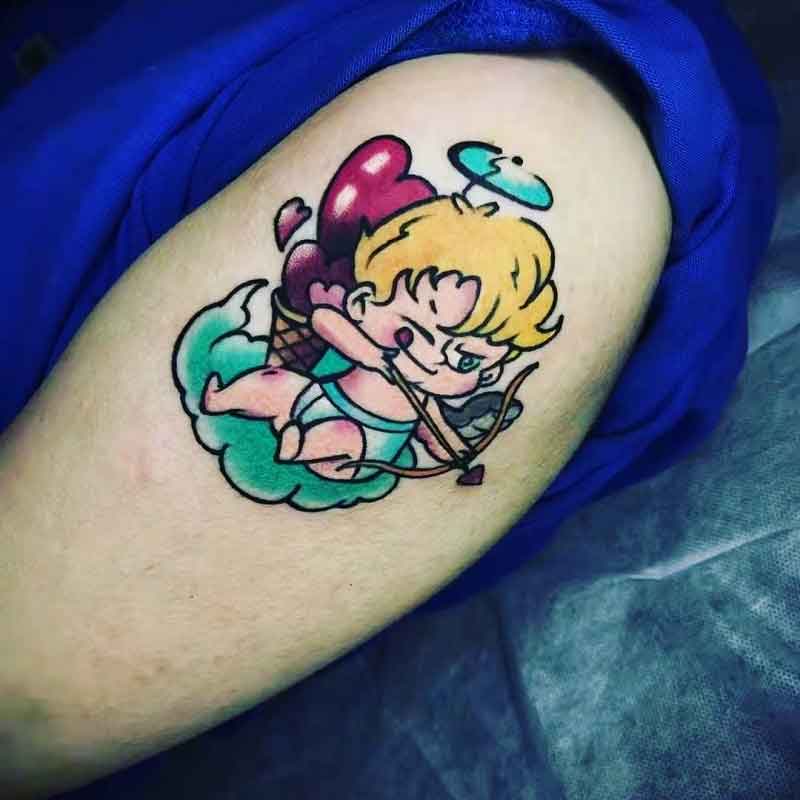 Cartoon Cupid Tattoo 1