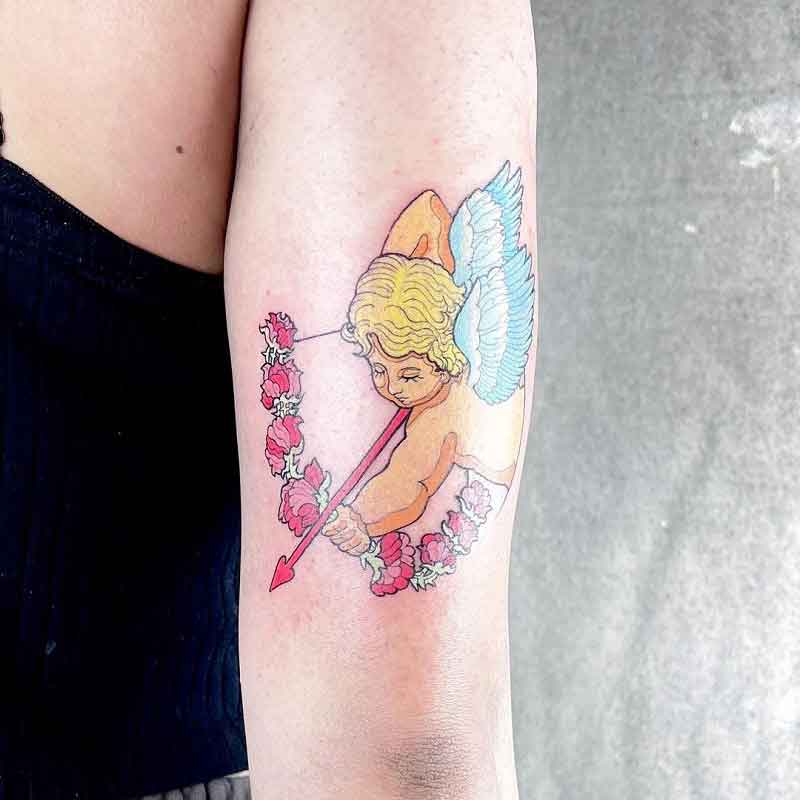 Cartoon Cupid Tattoo 3