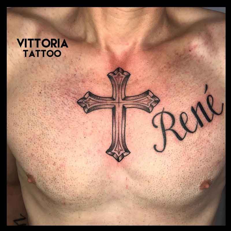 Catholic Cross Tattoo 1