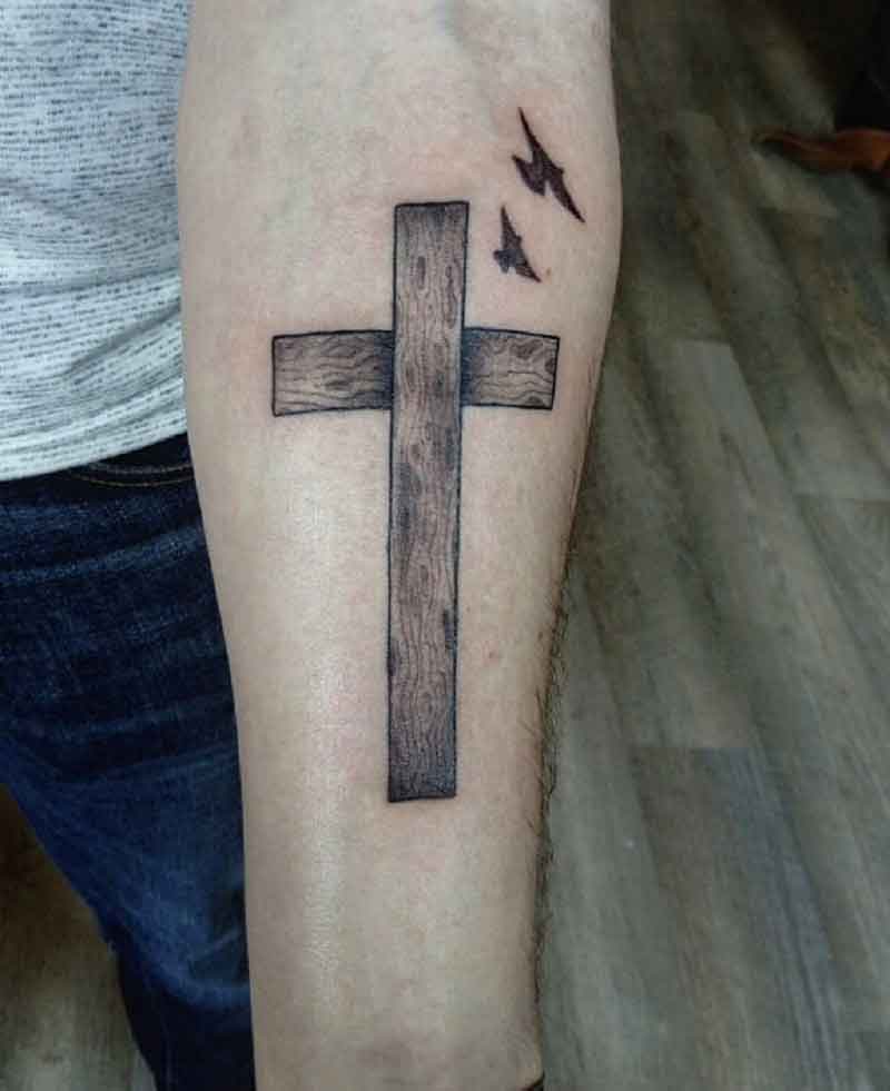 Catholic Cross Tattoo 3