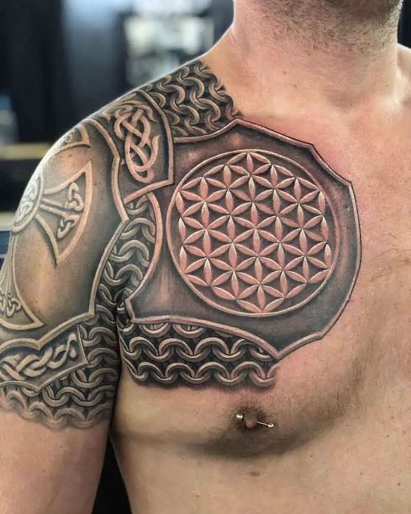 Chain Mail Tattoo 1