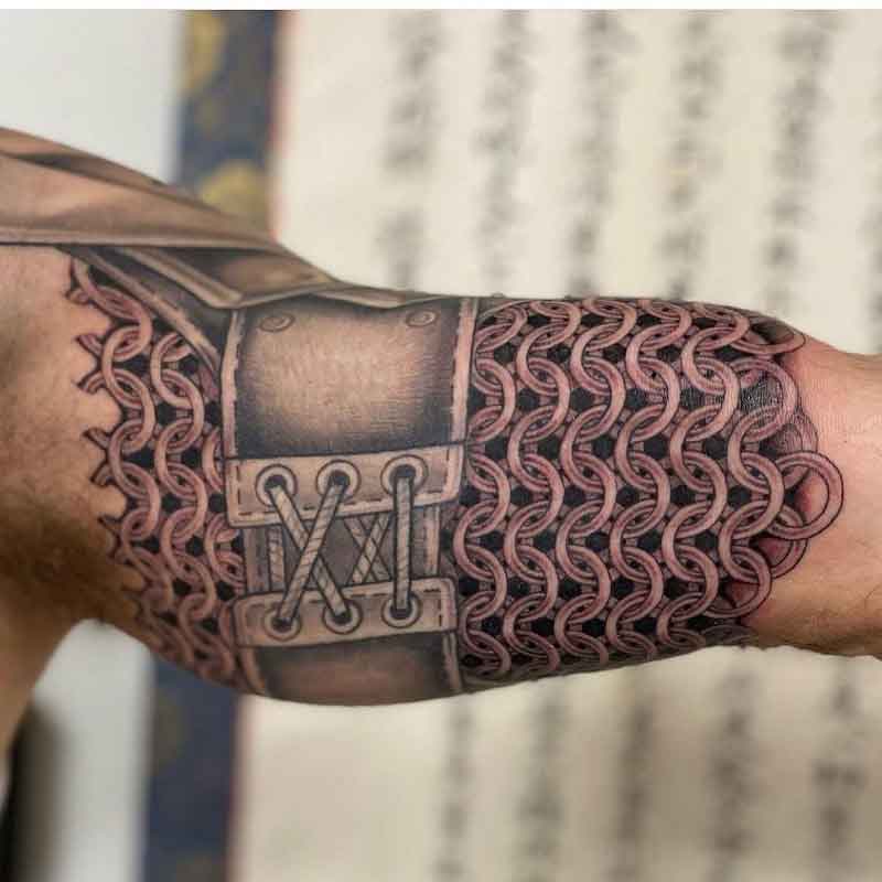 Chain Mail Tattoo 2