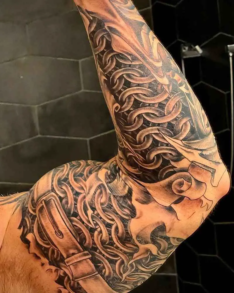 Chain Sleeve Tattoo 1