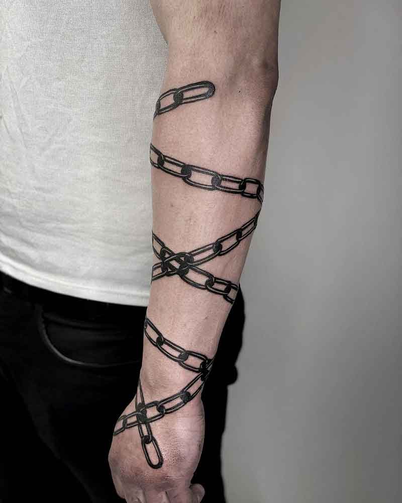 Chain Sleeve Tattoo 3