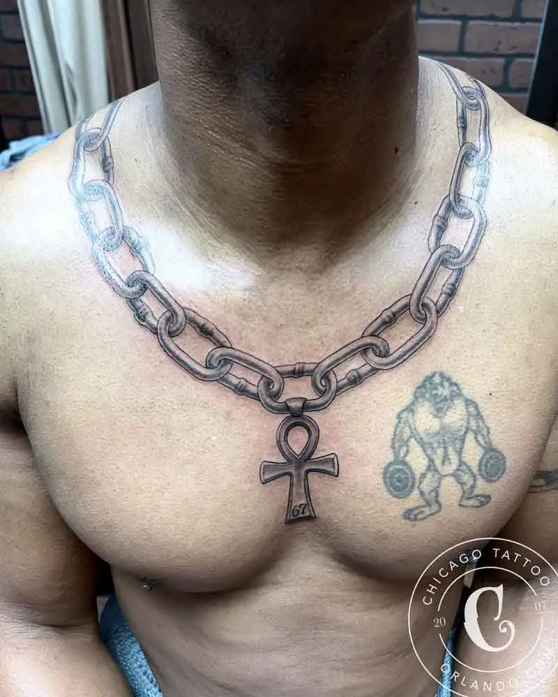 neck chain tattoos menTikTok Search