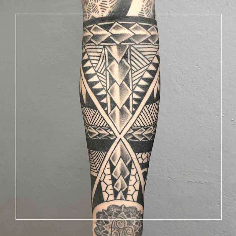 Chiselled Maori Tattoo 1