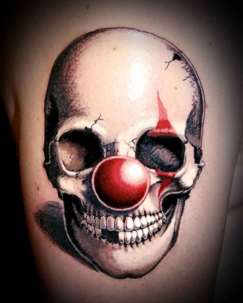 Clown Skull Tattoo 2