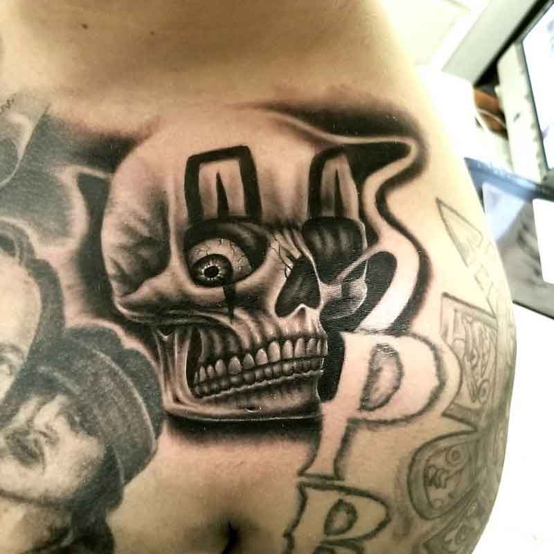 Clown Skull Tattoo 3