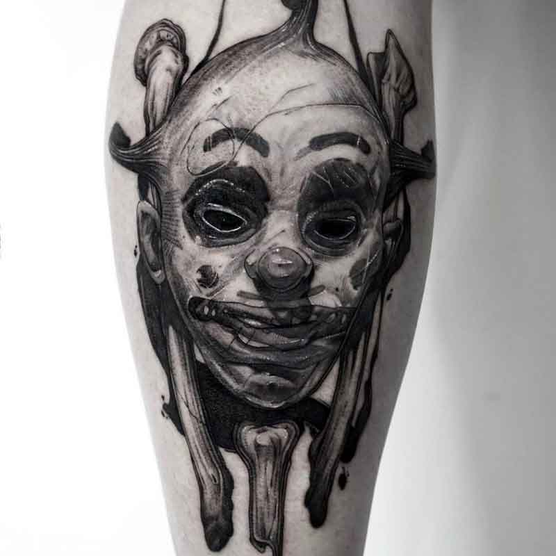 Clown Tattoo Design 1