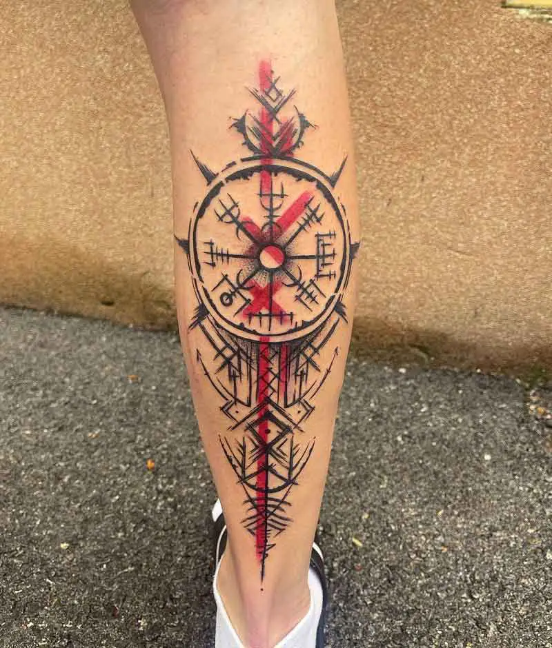 Compass Viking Tattoo 1