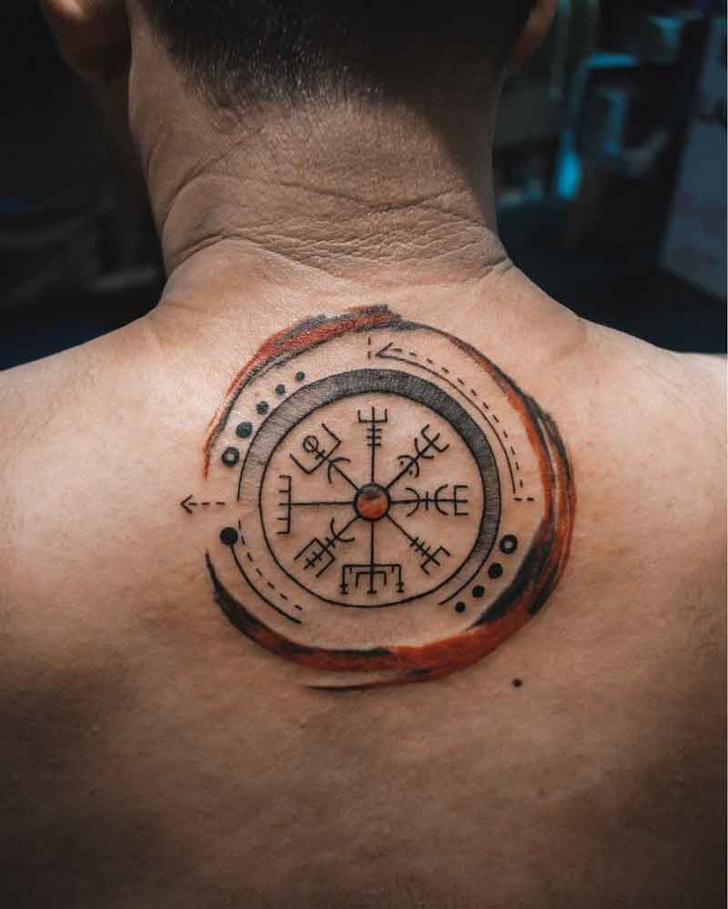 Compass Viking Tattoo 2