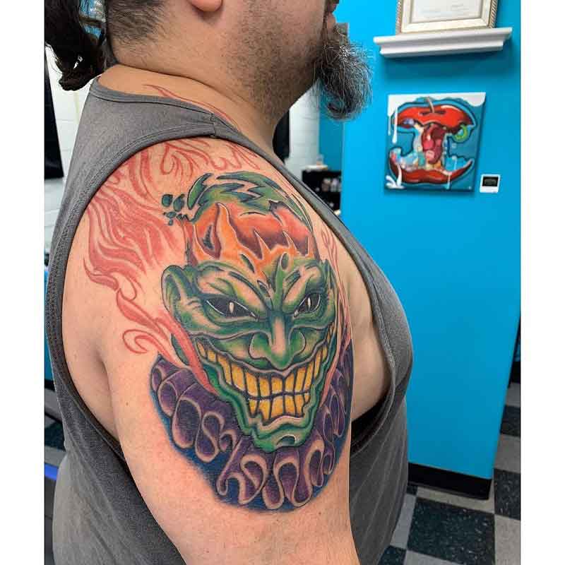 Crazy Clown Tattoo 2