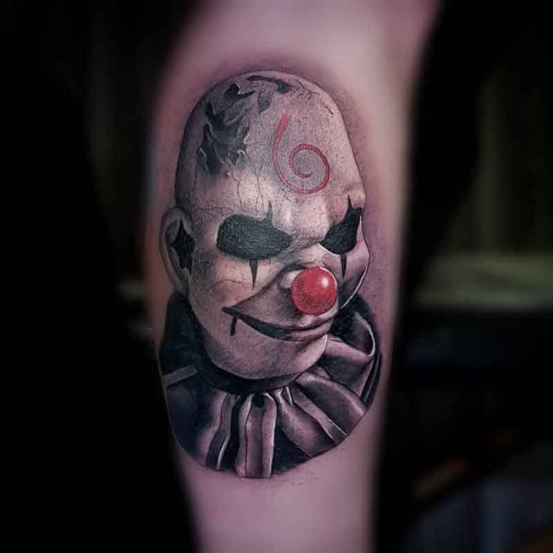 Creepy Clown Tattoo 1