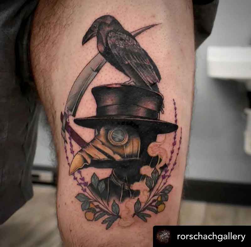 Crow Plague Doctor Tattoo 3