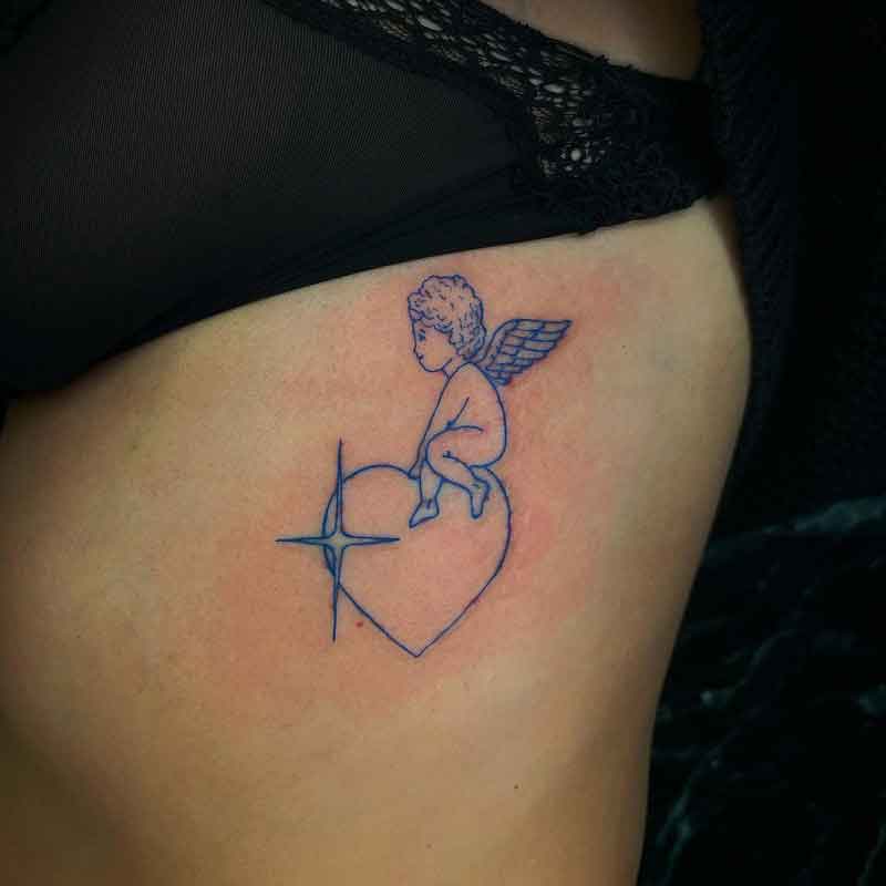 Cupid Heart Tattoo 1