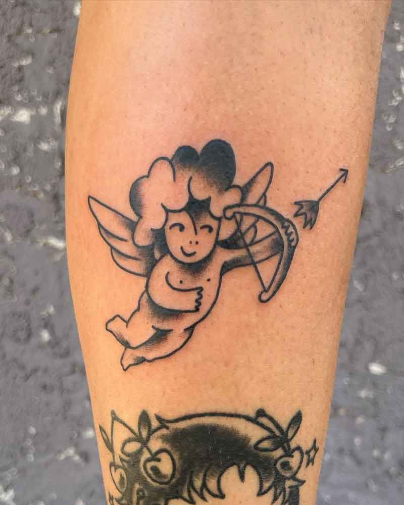 Cupid Shooting Arrow Tattoo 2