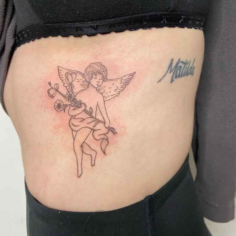 Cupid Tattoo Designs 1