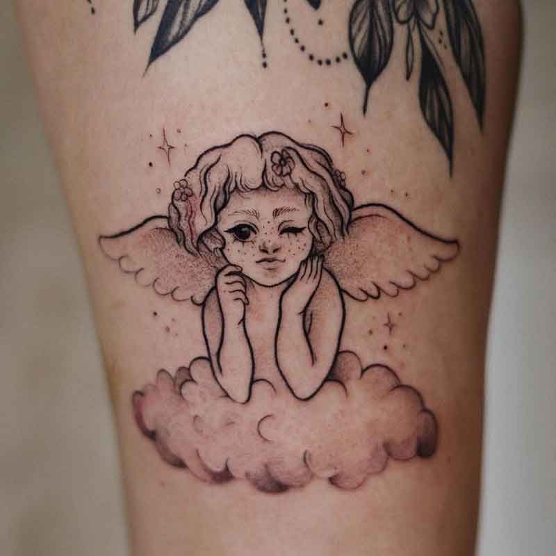 Cupid Tattoo Designs 2