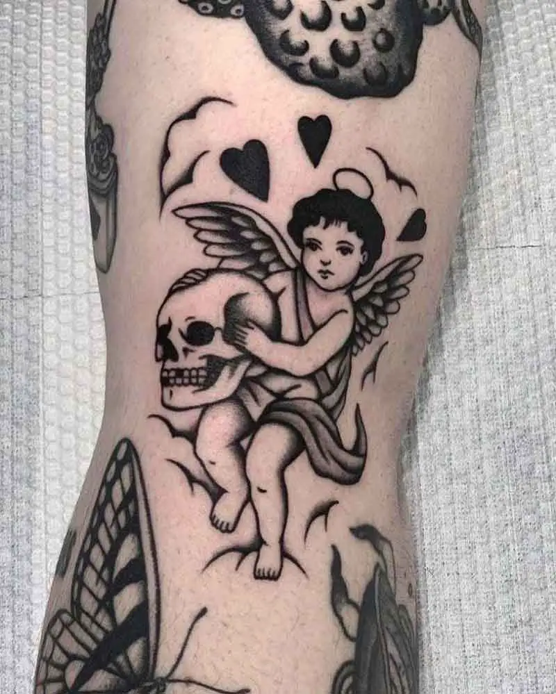 Cupid Tattoo Old School 2