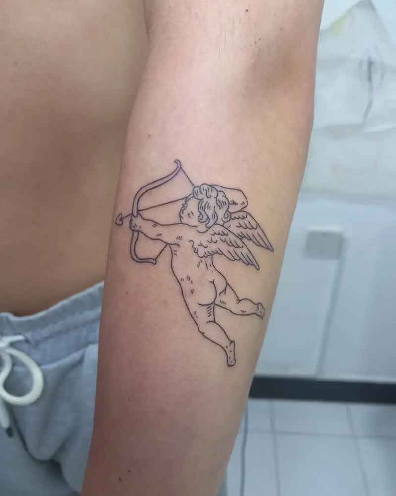 Cupid Wings Tattoo 1
