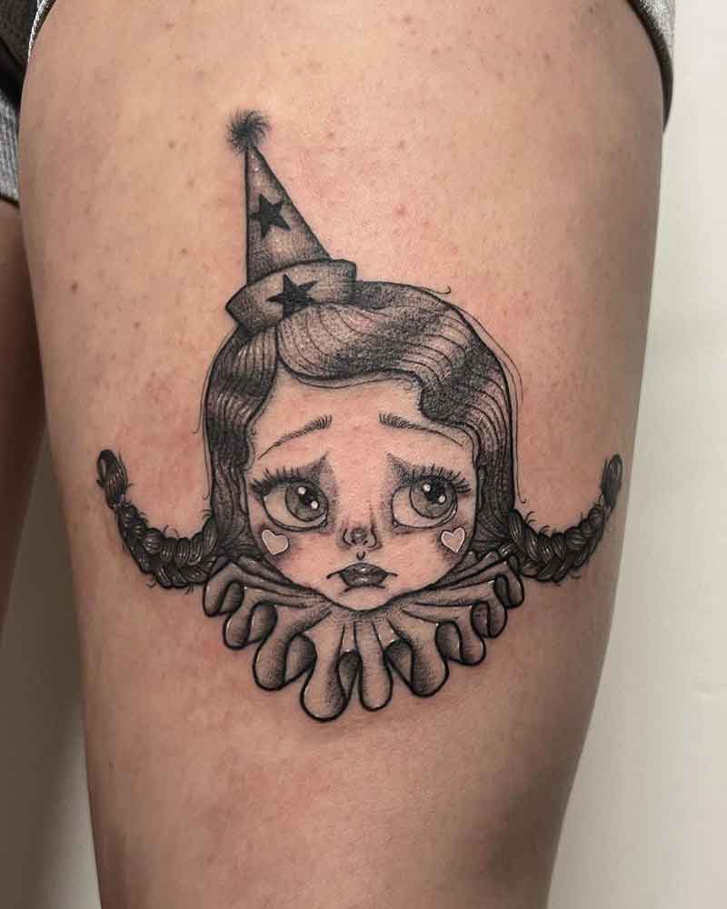 Cute Clown Tattoo 2