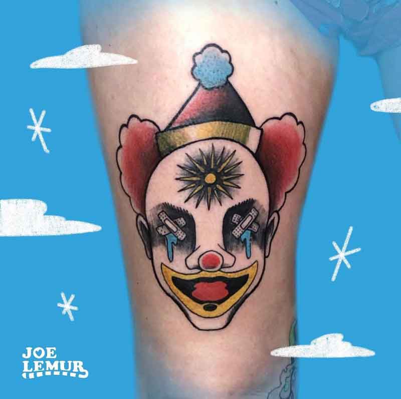 Dead Clown Tattoo 1