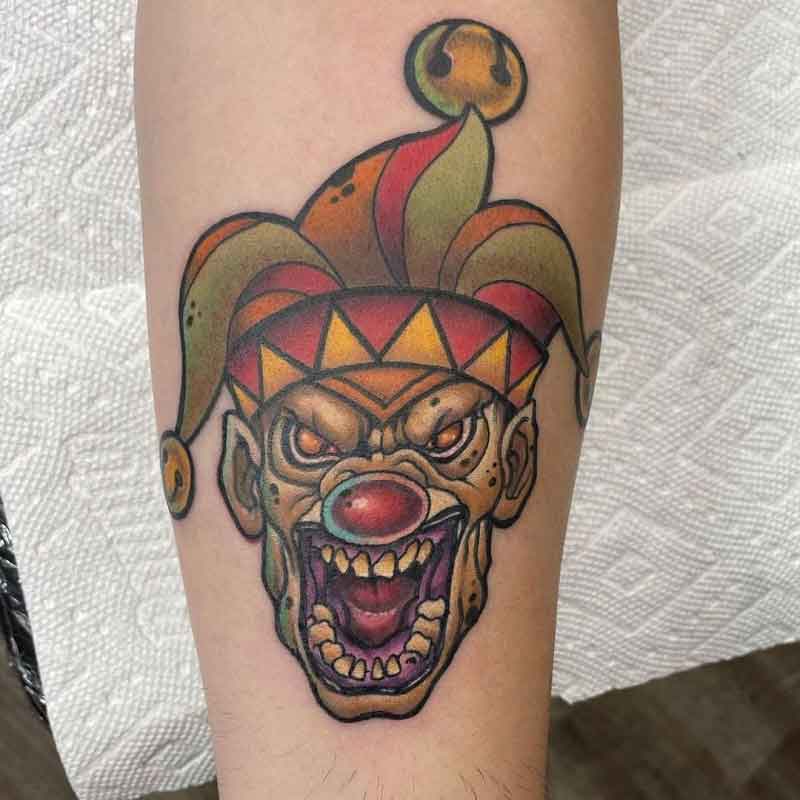 Demon Clown Tattoos 1