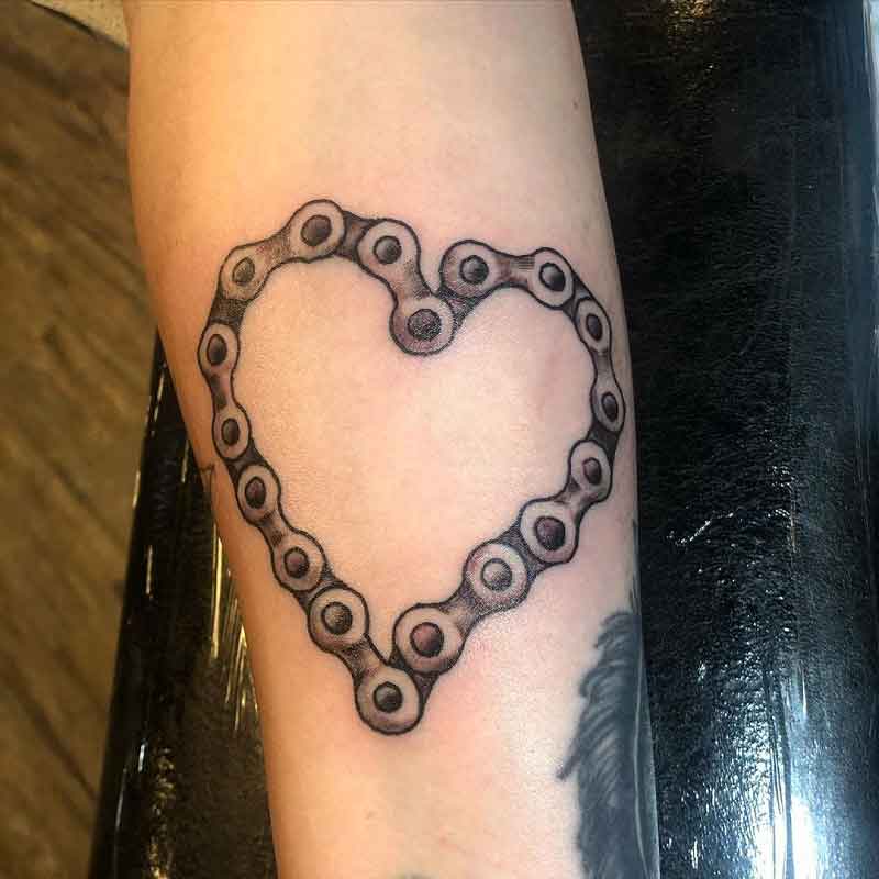 Dirt Bike Chain Tattoo 2