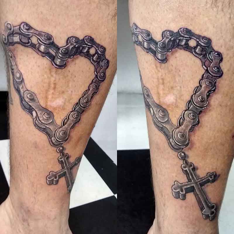 Dirt Bike Chain Tattoo 3