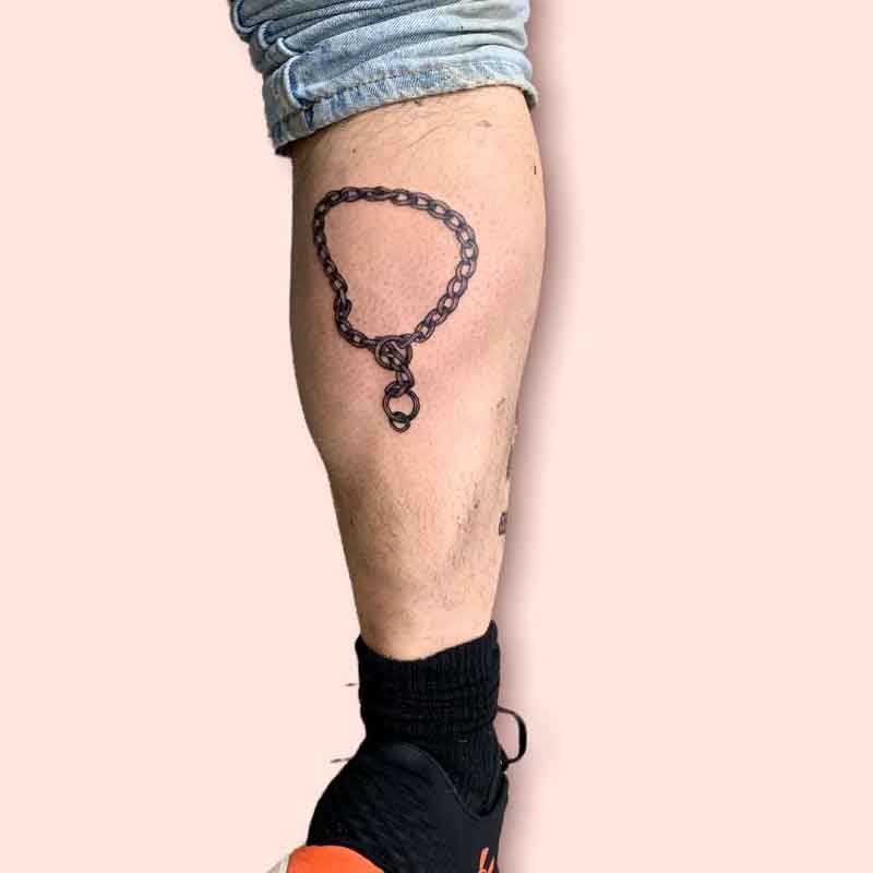 Dog Chain Tattoo 3