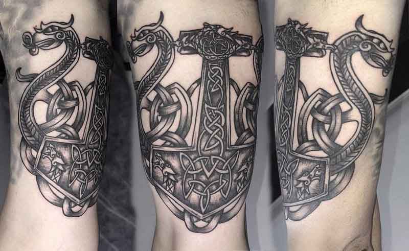 Dragon Viking Tattoo 1