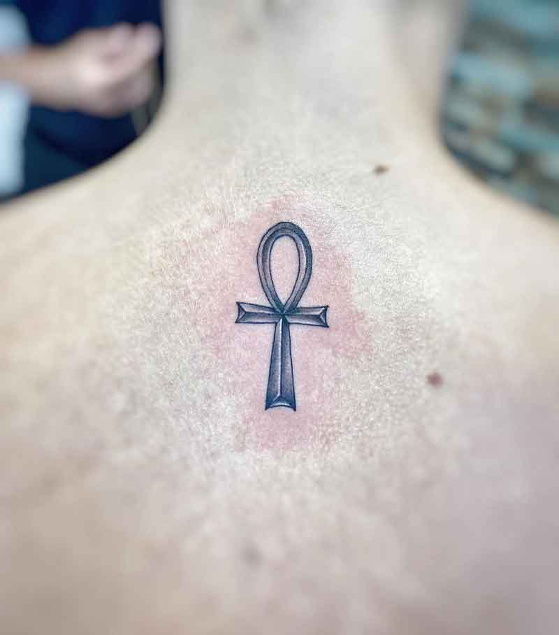 Egyptian Cross Tattoo 3