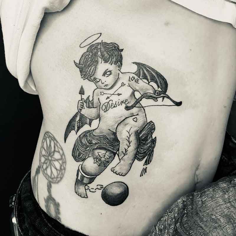 Evil Cupid Tattoo 1