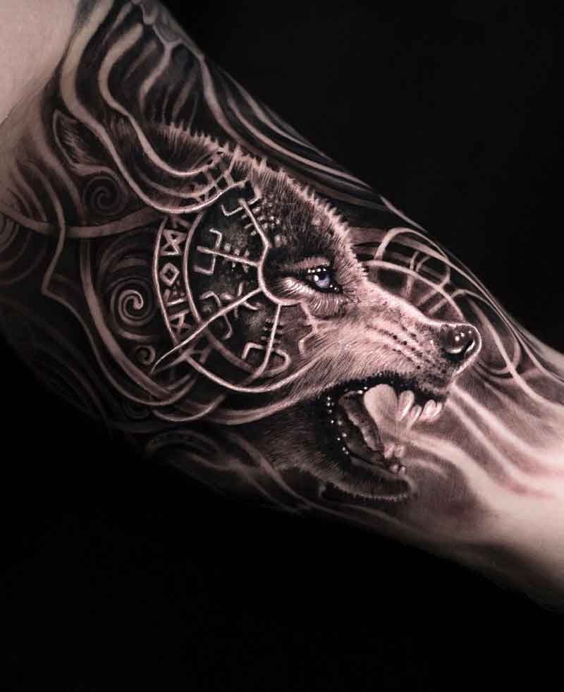 Fenrir Viking Tattoo 1
