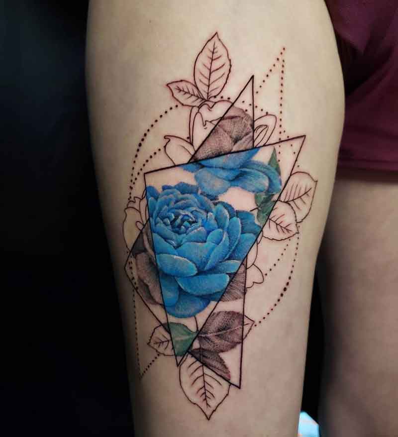 Floral Geometric Tattoo 3