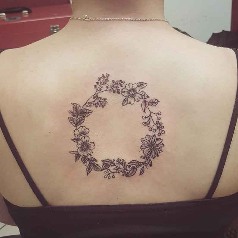 Flower Chain Tattoo 2