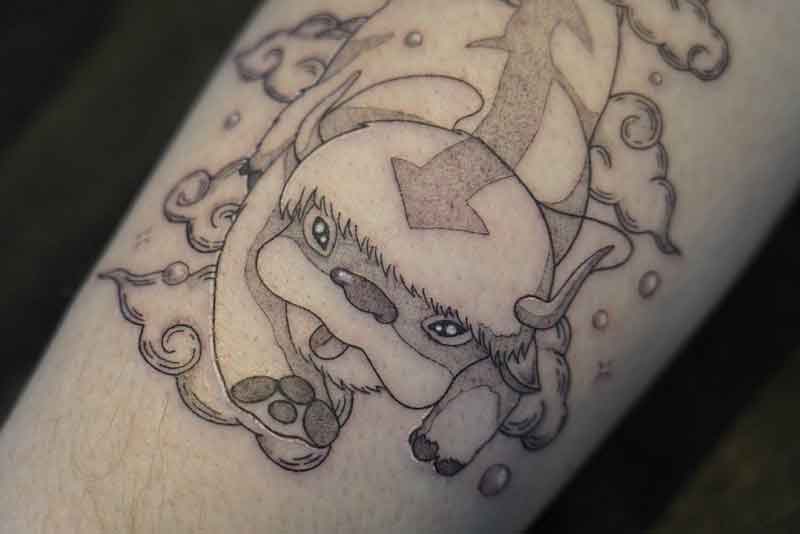Flying Bison Tattoo 1
