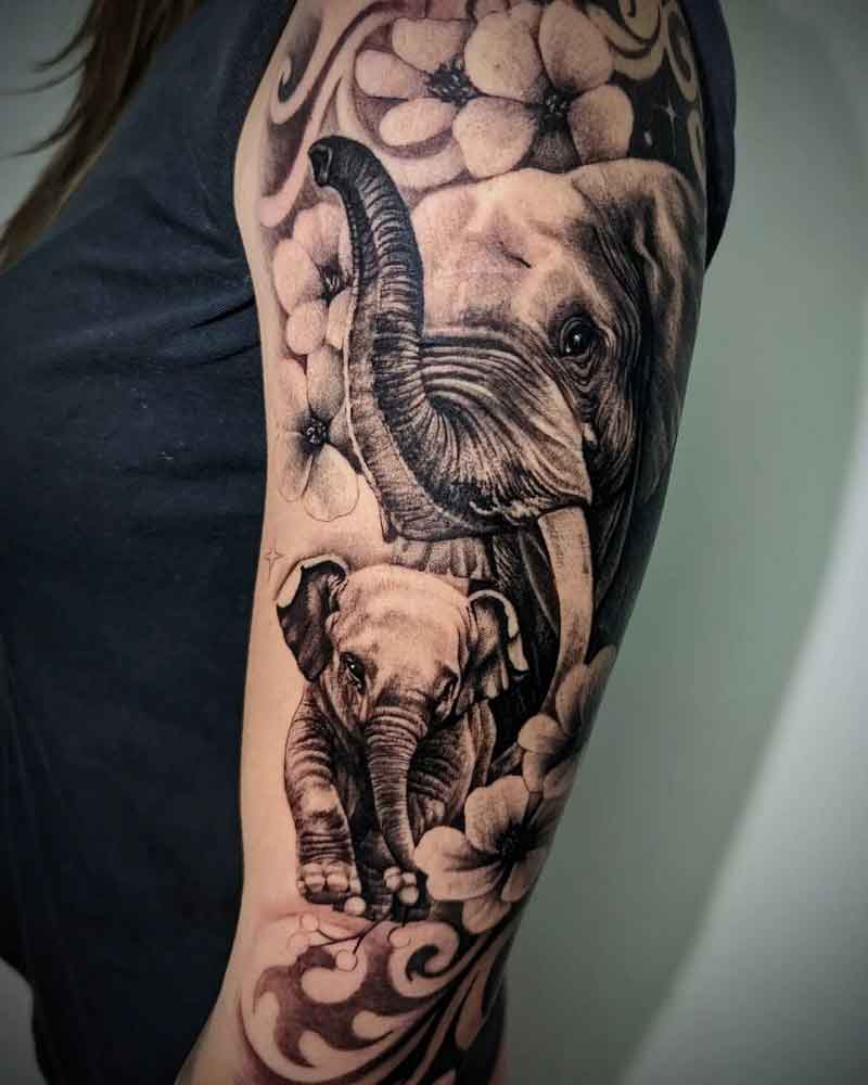 Forearm Elephant Tattoo 2