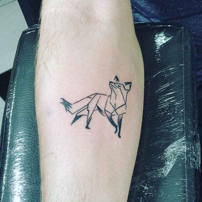 Fox Geometric Tattoo 3