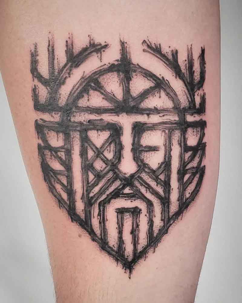 Geometric Viking Tattoo 2