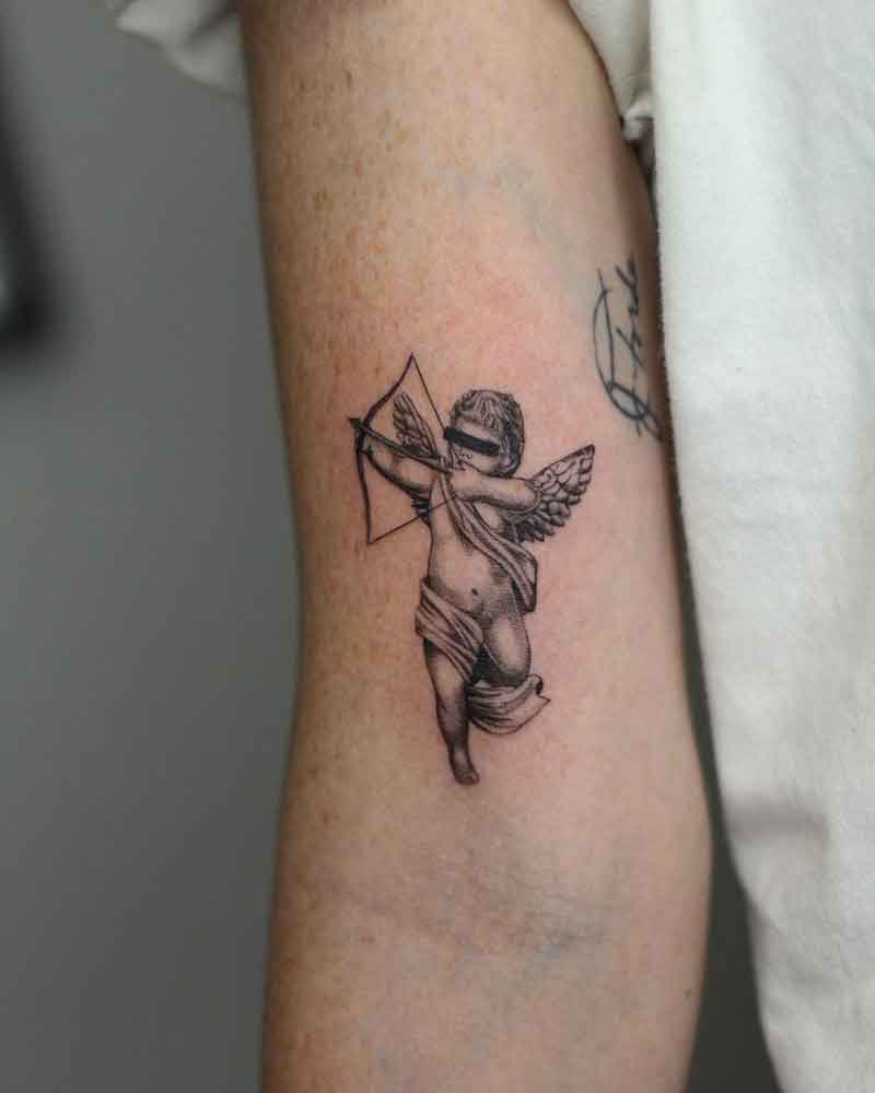 Greek Cupid Tattoo 2