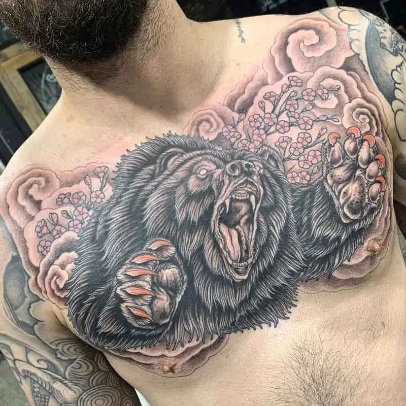 Grizzly Bear Tattoo 1