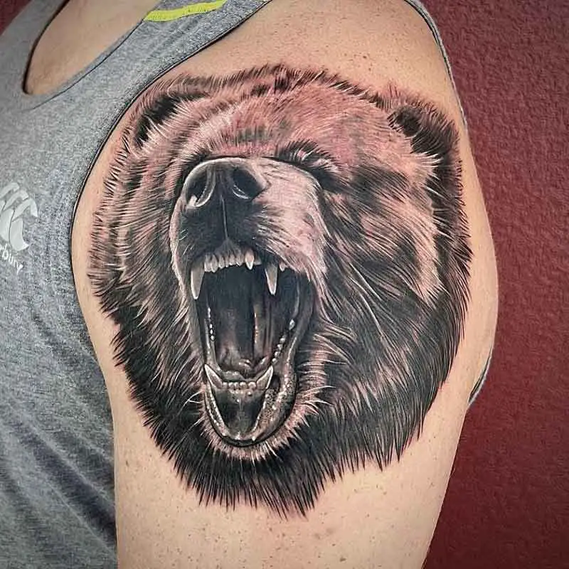 Top 82 geometric bear tattoo color  thtantai2