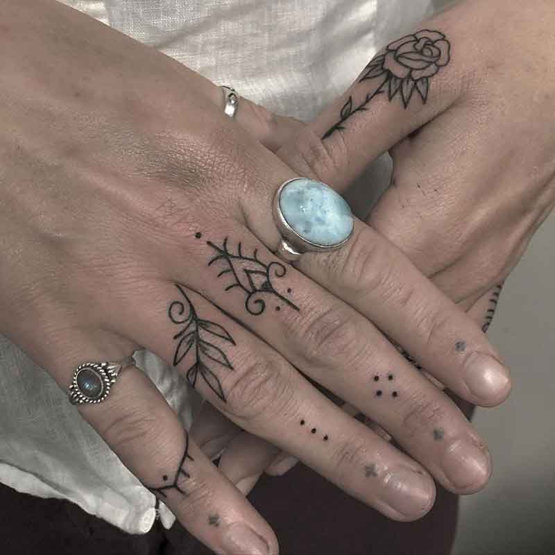 Gypsy Finger Tattoos 1